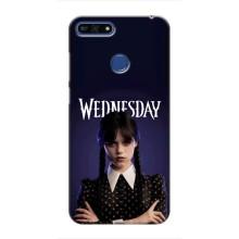 Чохли Венсдей на Huawei Honor 7A Pro Уенсдей (AlphaPrint) (Wednesday)
