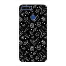 Новорічні, Святкові Чохли для Huawei Honor 7A Pro - 2024 год (Новорічний фон)