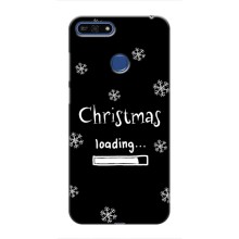 Рождественские, Праздничные Чехлы для   Хуавей Хонор 7А Про – Christmas loading