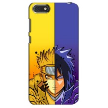 Купить Чехлы на телефон с принтом Anime для Хуавей Хонор 7А – Naruto Vs Sasuke