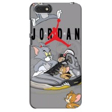 Силиконовый Чехол Nike Air Jordan на Хуавей Хонор 7А – Air Jordan