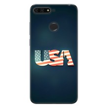 Чохол Прапор USA для Huawei Honor 7C Pro – USA