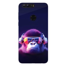 Чохол з Мавпами Huawei Honor 8 - (AlphaPrint) – Стильна мавпа