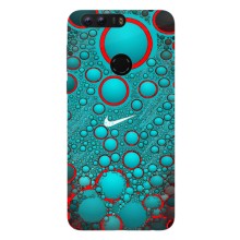 Силиконовый Чехол на Huawei Honor 8 с картинкой Nike (Найк зеленый)