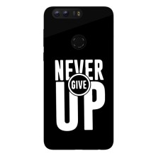 Силіконовый Чохол на Huawei Honor 8 з картинкою НАЙК (Never Give UP)