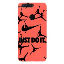 Силиконовый Чехол Nike Air Jordan на Хуавей Хонор 8 – Just Do It