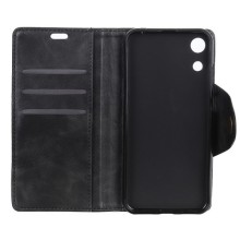 Чохол-книжка Leather Wallet Case для Huawei Honor Play 8A – Чорний