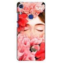 Чехлы (ART) Цветы на Huawei Honor 8A (VPrint) (Очі в квітах)