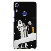 Чехлы для Huawei Honor 8A (Leo чемпион) (AlphaPrint) (Месси в накидке)