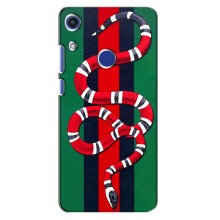 Чохли  GUCCI для Хуавей Гонор 8А (AlphaPrint) (Gucci змія)