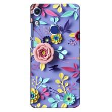 Чохли з квітами для Huawei Honor 8A (VPrint) (Дизайн квітів)