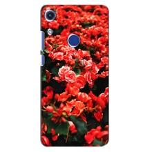 Чохли з квітами для Huawei Honor 8A (VPrint) (Квіти червоні)