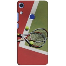 Чохли з прінтом Спортивна тематика для Huawei Honor 8A – Ракетки теніс