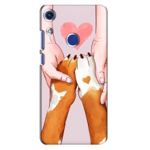 Чехлы с собаками для Huawei Honor 8A (VPrint) (Любовь к собакам)