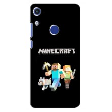 Чехол Майнкрафт на Huawei Honor 8A (AlphaPrint) Minecraft (герои Minecraft)