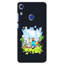 Чехол Майнкрафт на Huawei Honor 8A (AlphaPrint) Minecraft (персонажи Minecraft)
