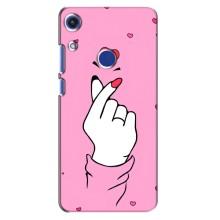 Чехол с принтом для Huawei Honor 8A (AlphaPrint - Знак сердечка)