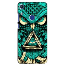 Чохол з пташками на Huawei Honor 8A (VPrint) (Сова з оком)