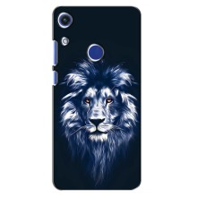 Чохол з картинкою ЛЕВ для Huawei Honor 8A (VPrint) (Синій Лев)