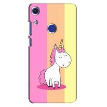 Чехол Unicorn на Huawei Honor 8A (Радужный Единорог)