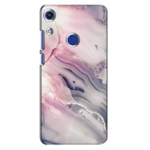 Мраморный чехол на Huawei Honor 8A (VPrint) (Пурпурный Мрамор)