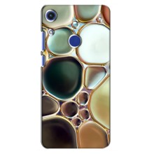 Мраморный чехол на Huawei Honor 8A (VPrint) (Радужный Мрамор)