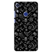 Новорічні, Святкові Чохли для Huawei Honor 8A - 2024 год (Новорічний фон)
