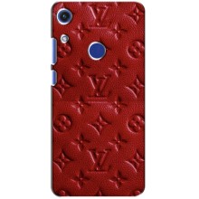 Текстурный Чехол Louis Vuitton для Хуавей Хонор 8А – Красный ЛВ
