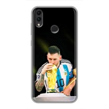 Чехлы для Huawei Honor 8X (Leo чемпион) (AlphaPrint) (Кубок Месси)