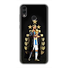 Чехлы для Huawei Honor 8X (Leo чемпион) (AlphaPrint) (Месси Король)