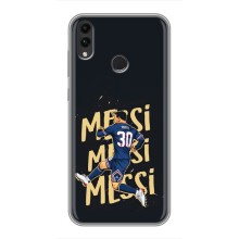 Чехлы для Huawei Honor 8X (Leo чемпион) (AlphaPrint) (Messi ПСЖ)