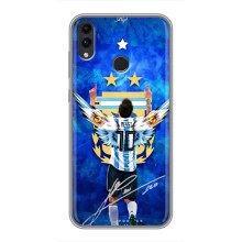 Чехлы для Huawei Honor 8X (Leo чемпион) (AlphaPrint) (Месси сборная)