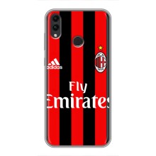 Чехлы для Huawei Honor 8X (VPrint) - Футбольные клубы (Milan)