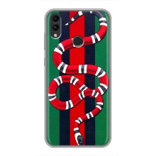 Чохли  GUCCI для Хуавей Гонор 8Х (AlphaPrint) (Gucci змія)