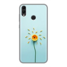 Чехлы с Цветами для Huawei Honor 8X (VPrint) (Желтый цветок)