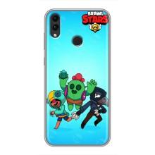 Чехлы Brawl Stars для Huawei Honor 8X (AlphaPrint) – Трио героев
