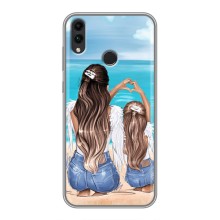 Чохол з друком для Huawei Honor 8X - (Мама з дитинкою) (AlphaPrint) (Мама з донькою)