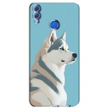 Чохол з Хаскі Huawei Honor 8X - (AlphaPrint) (Хаскі арт)