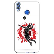 Чехлы с принтом Спортивная тематика для Huawei Honor 8X – Волейболист