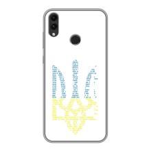 Чохли для Huawei Honor 8X Укр. Символіка (AlphaPrint) – Герб з букв