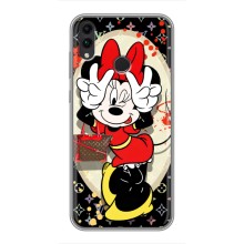 Чехол Disney Mouse Huawei Honor 8X (PREMIUMPrint) (Минни peace)