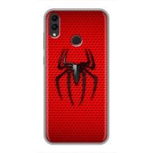 Чехол с человеком пауком для Huawei Honor 8X - (AlphaPrint) – Паук Марвел