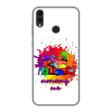 Чехол Амонг Ас для Huawei Honor 8X (AlphaPrint) (Яркий АмонгАс)