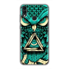 Чохол з пташками на Huawei Honor 8X (VPrint) (Сова з оком)