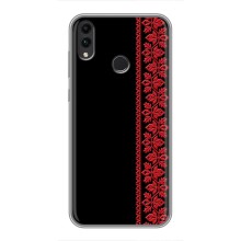 Силіконовый Чохол на Huawei Honor 8X з картинкой Вишиванки (Вишиванка на чорному)