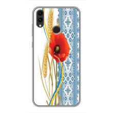 Силіконовый Чохол на Huawei Honor 8X з картинкой Вишиванки (Вишиванка з квіткою)