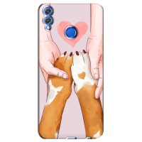 Чехол (ТПУ) Милые собачки для Huawei Honor 8X (Любовь к собакам)