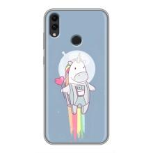 Чохол Unicorn на Huawei Honor 8X (Єдинорог космонавт)