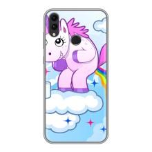 Чохол Unicorn на Huawei Honor 8X (Веселка Єдиноріга)