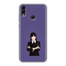 Чохли Венсдей на Huawei Honor 8X Уенсдей (AlphaPrint) – Венздей у чорному